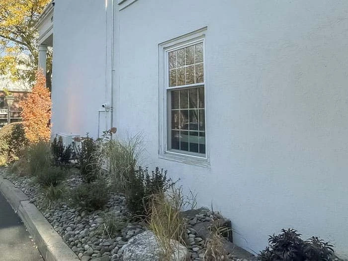 Commercial Landscape and Drainage project in hatboro, pa